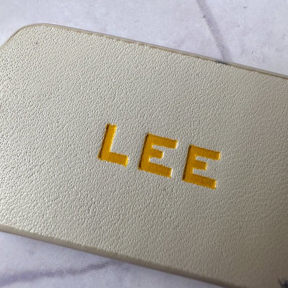 Coach Beige White Leather Tag Keychain w/ Engraved Lee - Handbag Accessories - Picture 4 of 6